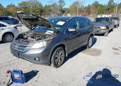 2013 Honda Cr-V Ex-L из США, поврежденный, VIN 2HKRM3H74DH502193